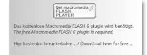 Macromedia FLASH plugin bentigt / required